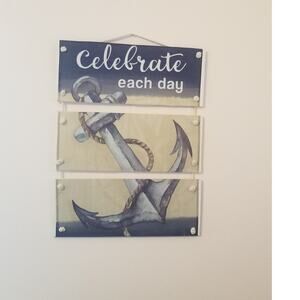 Anchor Wall/ door hanging Beach Decor